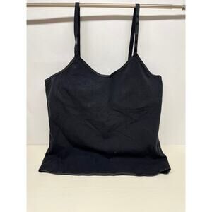 Soft Surroundings Cami Tank Top w Bra Adjustable Straps Size 38B